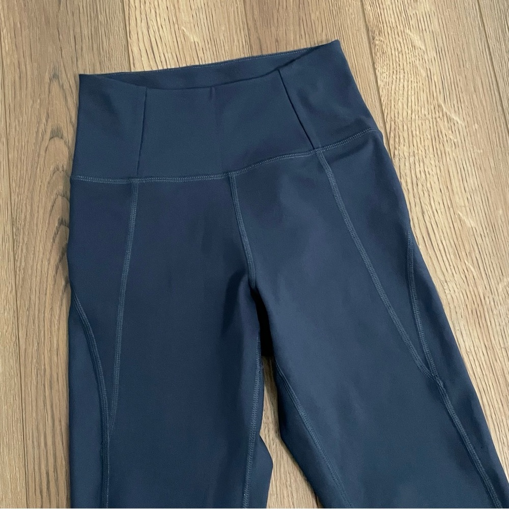 Girlfriend Collective‎ Navy Blue Leggings Women’s Size XS - Picture 2 of 9
